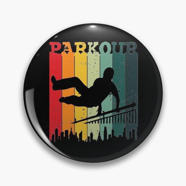 Item preview, Parkour Freerunning Retro gift for parkour runners designed and sold by Lenny Stahl.