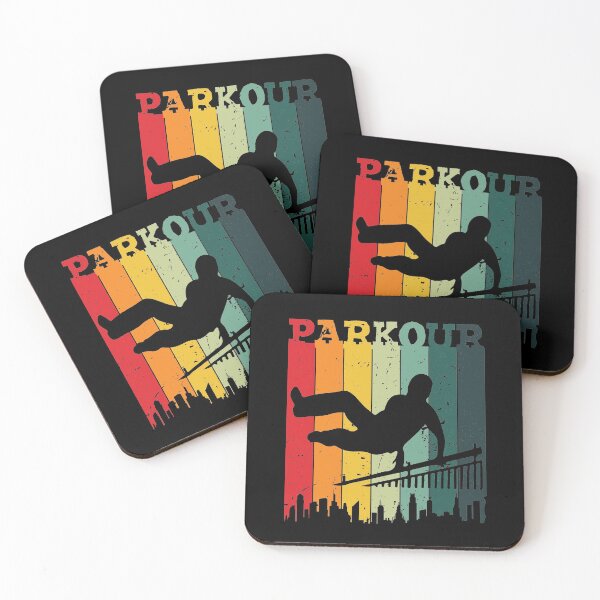 Item preview, Parkour Freerunning Retro gift for parkour runners designed and sold by Lenny Stahl.