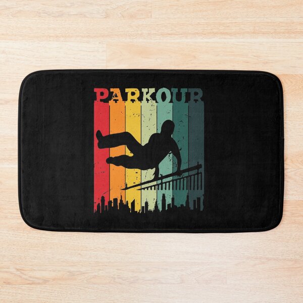 Item preview, Parkour Freerunning Retro gift for parkour runners designed and sold by Lenny Stahl.