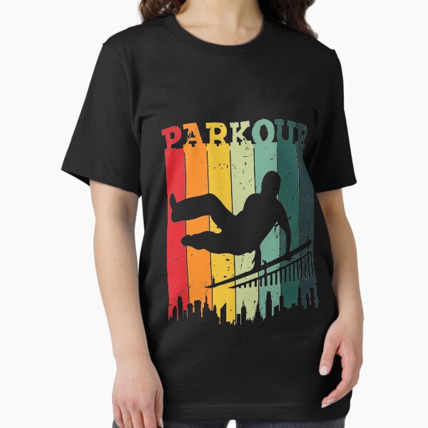 Item preview, Parkour Freerunning Retro gift for parkour runners designed and sold by Lenny Stahl.