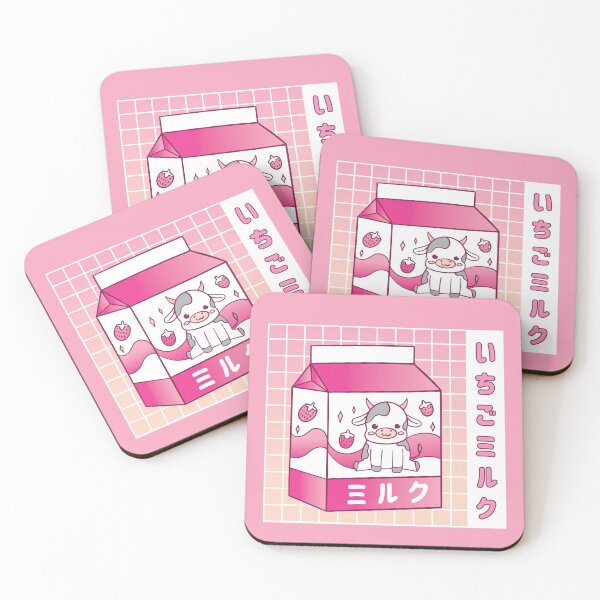 Item preview, Kawaii strawberry milk designed and sold by TamGustam.
