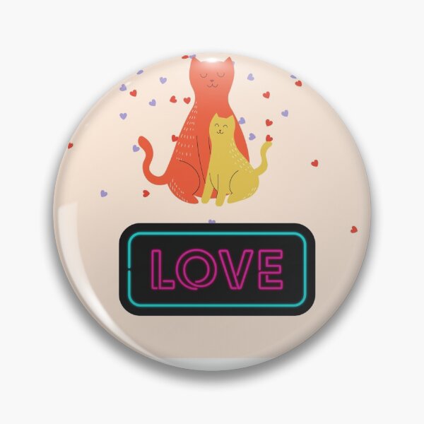 Item preview, LOVE - Cute Cats shirt designed and sold by TOWNSHOP1.