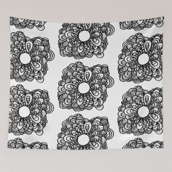 Item preview, Abstract Mandala | Zentangle designed and sold by The Nerd Gift Source.