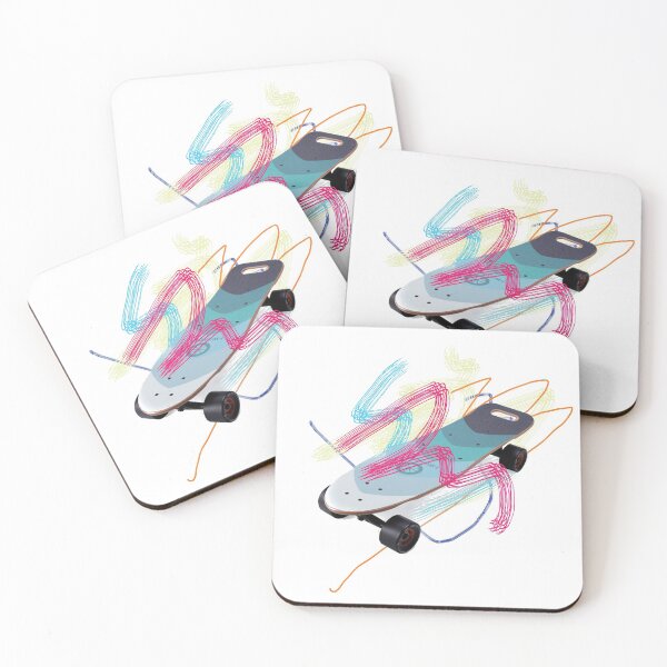 Aperçu de l'œuvre Skateboard with light colors créée et vendue par style4u ⭐⭐⭐⭐⭐(17K).