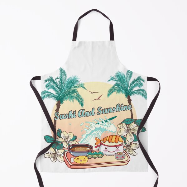 Item preview, Sushi And Sunshine Vintage Sunset Summer Beach Food designed and sold by J-mina.