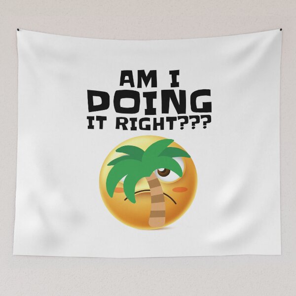 Item preview, Funny Face Palm, Am I Doing It Right? designed and sold by Maria Garcia.