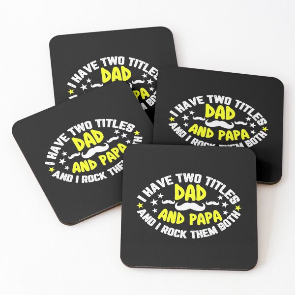 Item preview, I Have Two Titles Dad And Papa And I Rock Them Both designed and sold by HQGraphic.