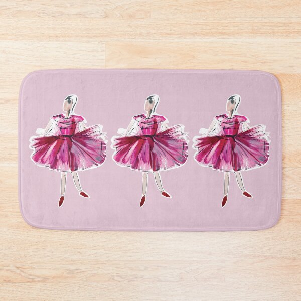 Item preview, Ballerina in red tutu and pointe shoes designed and sold by IngaDesign.
