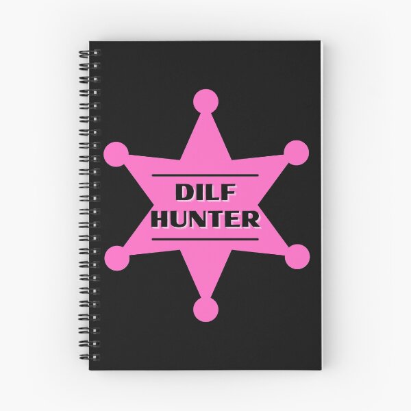 Item preview, DILF Hunter Pink Badge designed and sold by CaitU.