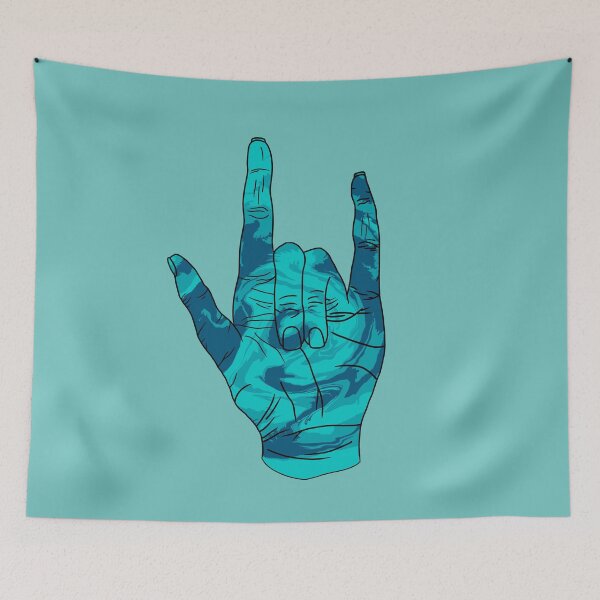 Item preview, Rock On - Teal designed and sold by madibroo.