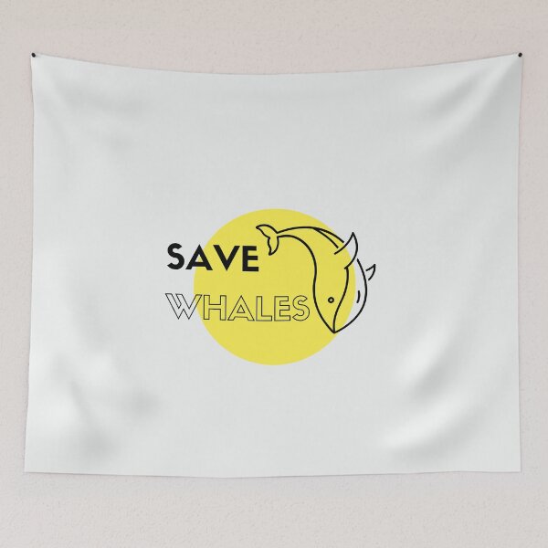 Item preview, save the whale - whale conservation  designed and sold by foreco design.