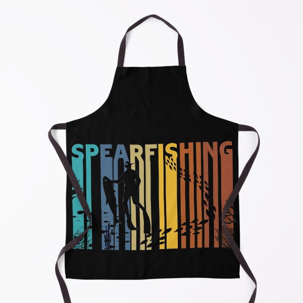 Item preview, Spearfishing retro vintage gradients deep blue ocean gift idea for any fishing diving lover  designed and sold by Live  Today.