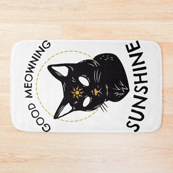 Item preview, Gothic design, Good Meowning Sunshine kitty #3 designed and sold by Hypnotees.