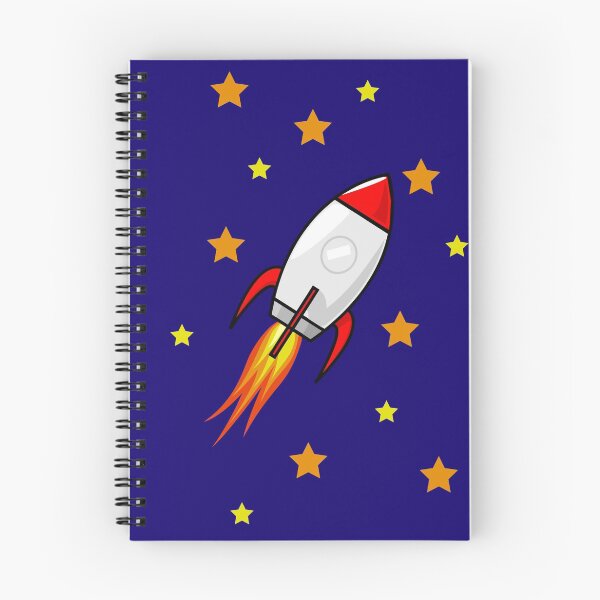 Item preview, Cute Rocket Ship in Space designed and sold by babyjoonie.