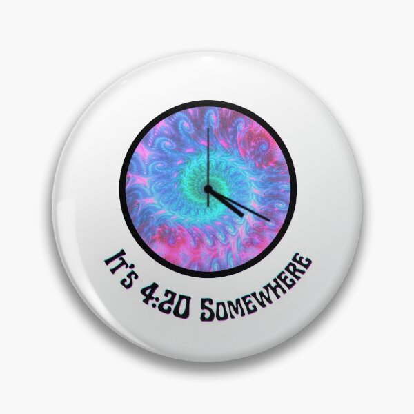 Artikelvorschau, Irgendwo ist es 4:20 (Blue and Pink Tie Dye) entworfen und verkauft von DawnLennox.
