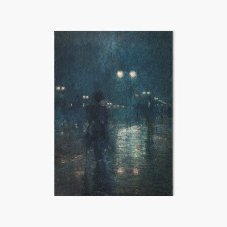 Artikel-Vorschau von Fifth Avenue Nocturne 1889 - Reproduktion von Hassam-Kunstwerken, designt und verkauft von molamode.