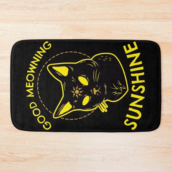 Item preview, Gothic design, Good Meowning Sunshine kitty #4 designed and sold by Hypnotees.