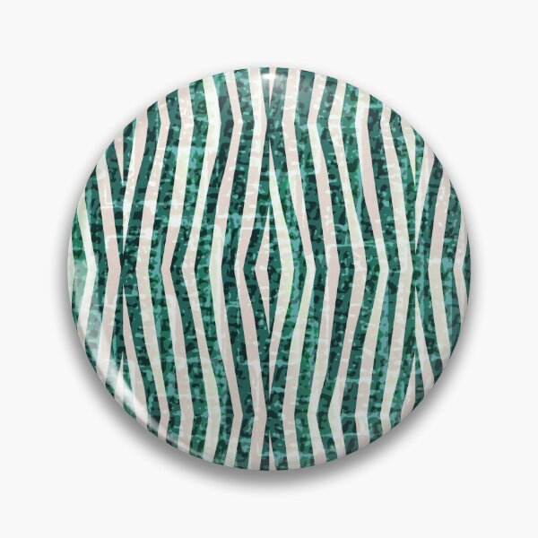 Item preview, Emerald Green Textural Wavy Pinstriped Pattern designed and sold by TextileInstinct.