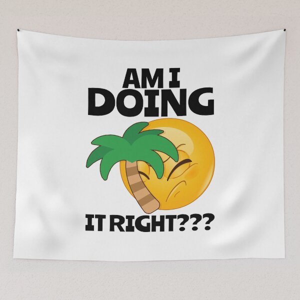 Item preview, Funny  Face Palm Question, Am I Doing It Right? designed and sold by Maria Garcia.