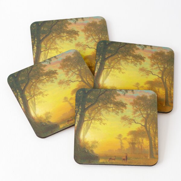 Item preview, Light in the Forest (19th century) - Albert Bierstadt designed and sold by SALON DES ARTS.