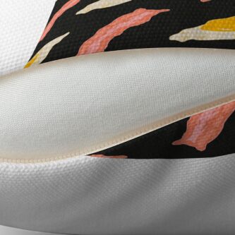 Alternate view of Bacon & Eggs Throw Pillow