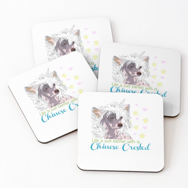 Item preview, Life is better with a Chinese Crested! Especially for Chinese Crested Dog Lovers! designed and sold by rs-designs.