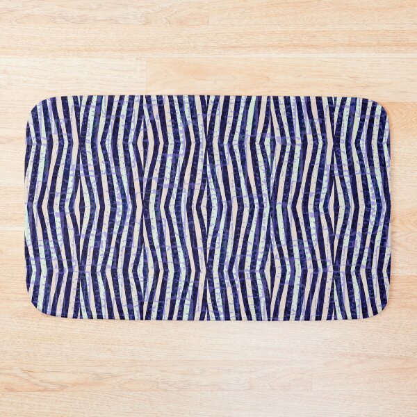 Item preview, Purple Violet Textural Wavy Pinstriped Pattern designed and sold by TextileInstinct.