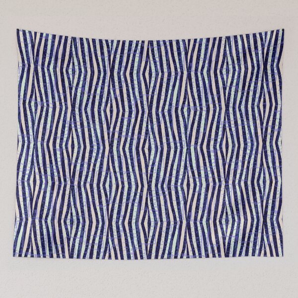 Item preview, Purple Violet Textural Wavy Pinstriped Pattern designed and sold by TextileInstinct.