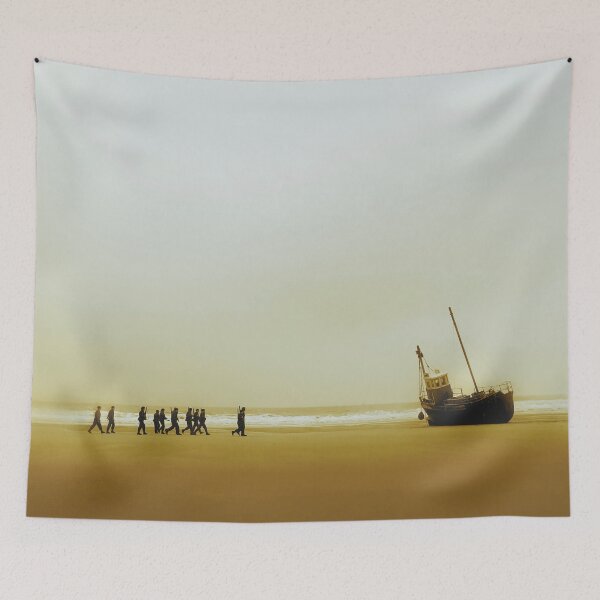 Item preview, Aesthetic minimalist movie poster "Dunkirk" (2017) designed and sold by TrueType.