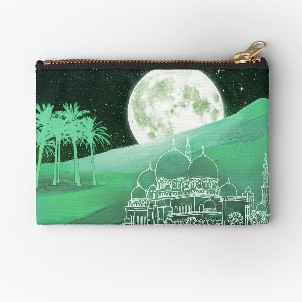 Mystic Persian Moon Zipper Pouch
