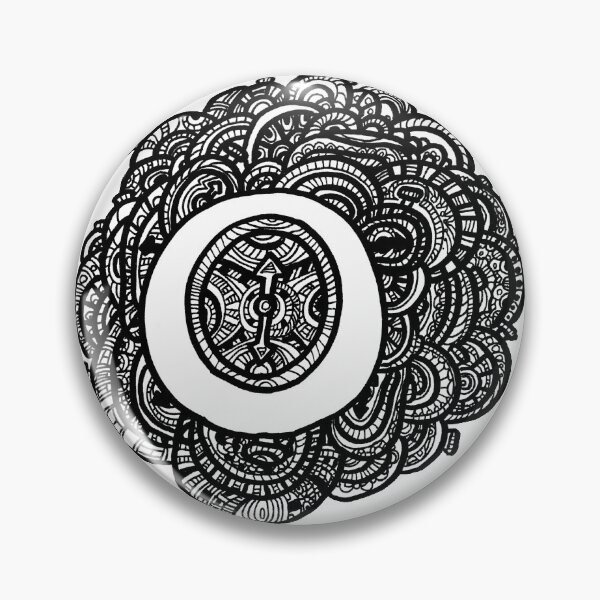 Item preview, Crono Mandala | Zentangle designed and sold by The Nerd Gift Source.