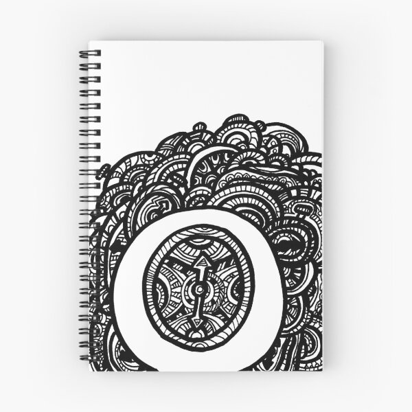 Artikelvorschau, Crono Mandala | Zentangle entworfen und verkauft von The Nerd Gift Source.