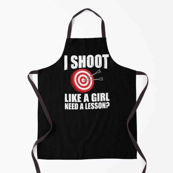 Item preview, Funny Archery Archer I Shoot Like A Girl Need A Lesson designed and sold by TopDawgDesigns.