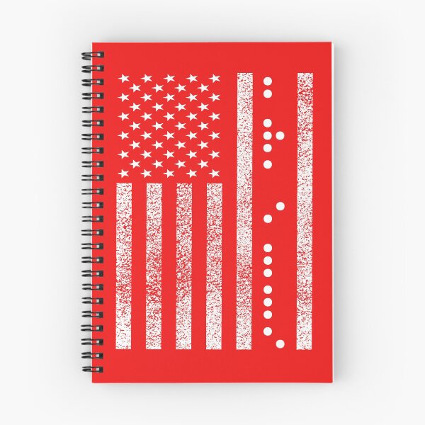 Item preview, American Flag Braille Visually Impaired Awareness  designed and sold by tshirtworld.