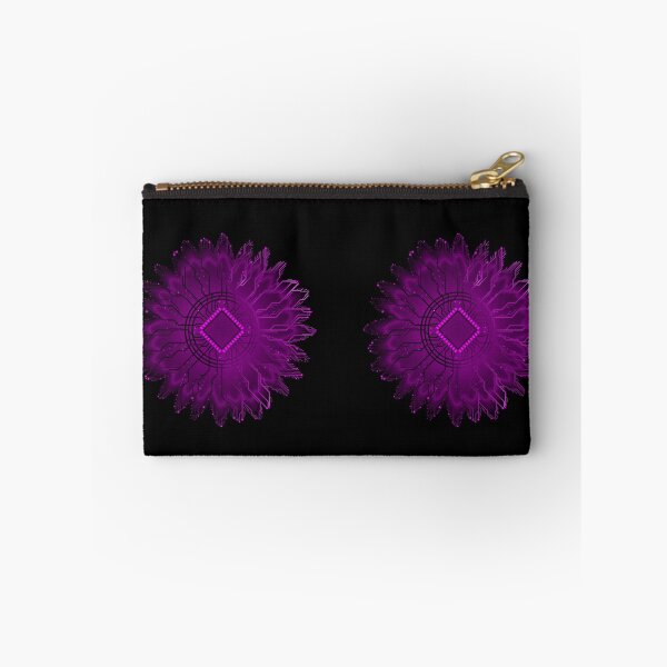 Item preview, purple circuit board tech space flower designed and sold by jc007.