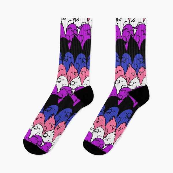 Item preview, Too Many Birds! Genderfluid Pride Parrot Pattern designed and sold by MaddeMichael.
