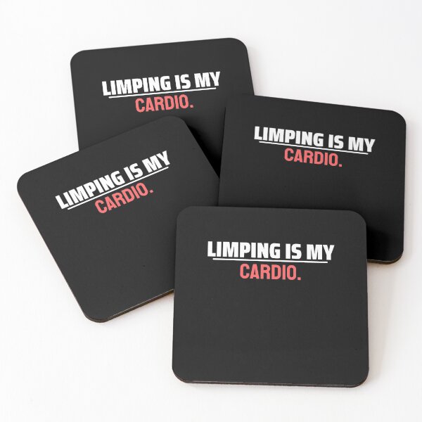 Item preview, Limping Is My Cardio - Funny Amputee Leg Joke Gift designed and sold by GhaliSmith.