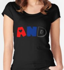 And (Polyamory) Women's Fitted Scoop T-Shirt
