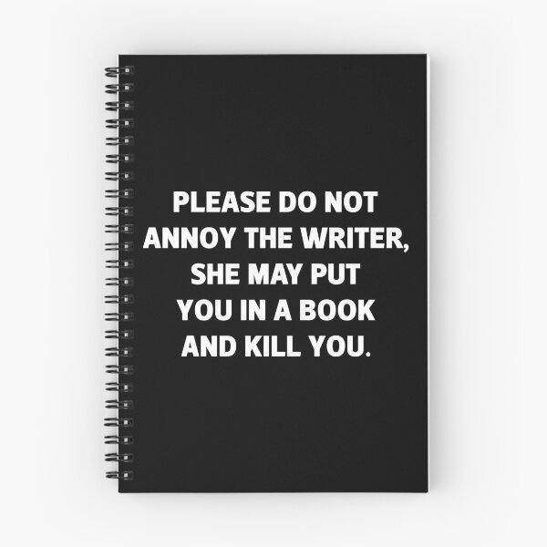 Item preview, Funny Please Do Not Annoy The Writer Author Gift designed and sold by TopDawgDesigns.