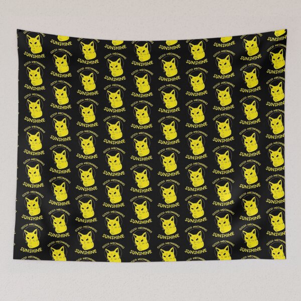 Item preview, Gothic design, Good Meowning Sunshine kitty #6 designed and sold by Hypnotees.