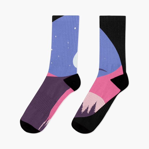 Item preview, Abstract Mountain Peaks In Night Sky Minimalist Pattern  designed and sold by TheImperfecto.