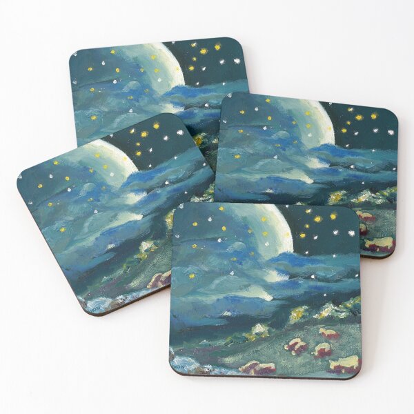 Item preview, Lambs in Moonlight designed and sold by Phyllis Dixon.