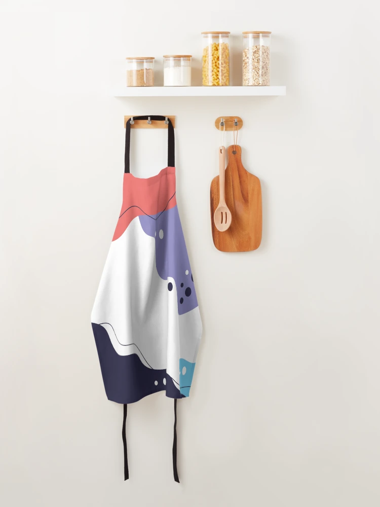 Thumbnail 4 of 6, Apron, Abstract pattern. designed and sold by KasTanDesign.