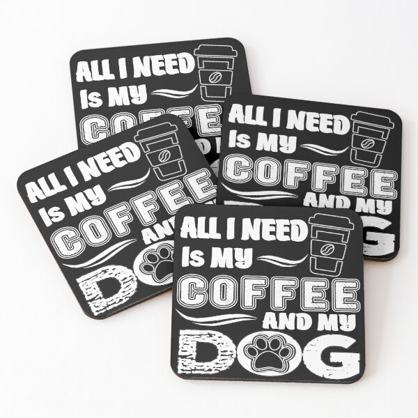 Item preview, Coffee is all that i need and my dog designed and sold by MeroniGDesign.