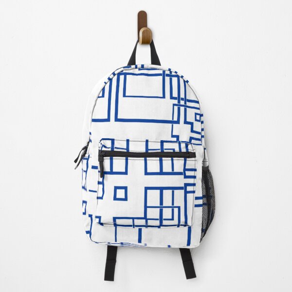 Item preview, Blue abstract shapes designed and sold by wiwiart.