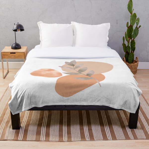 Aperçu de l'œuvre Eucalyptus Neutre Bohème Abstrait Plante indigène australienne créée et vendue par Le Moonie.