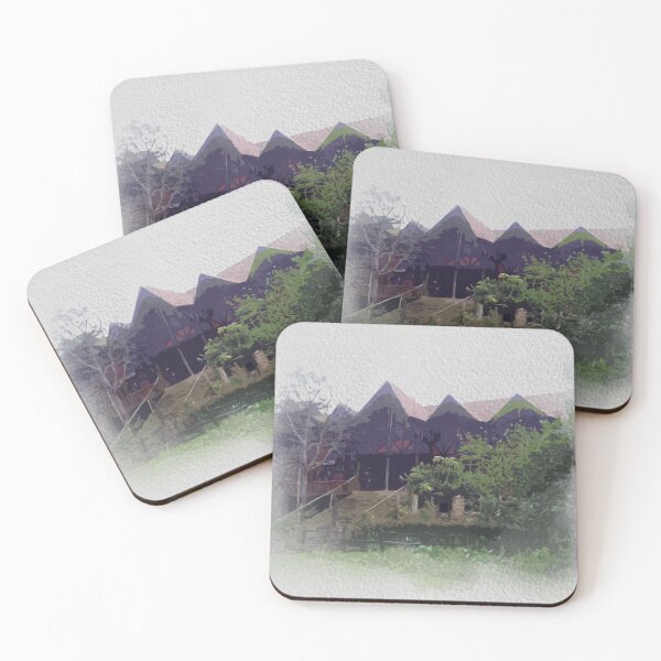 Item preview, watercolor country house on white background designed and sold by FDbubble1986.