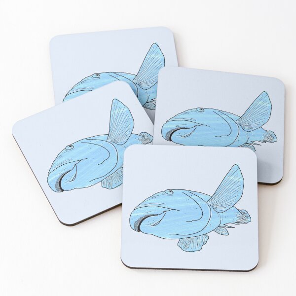 Item preview, Happy Blue Groper designed and sold by Arkneer.
