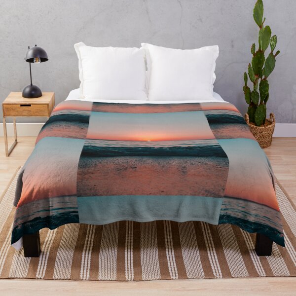 Item preview, Orange Sunset Ocean Waves designed and sold by Luna Garcia.
