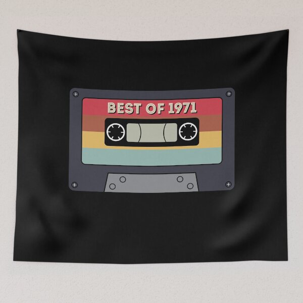 Item preview, Best of 1971 Cool Vintage Cassette Tape Gift Idea. designed and sold by Kipcio.